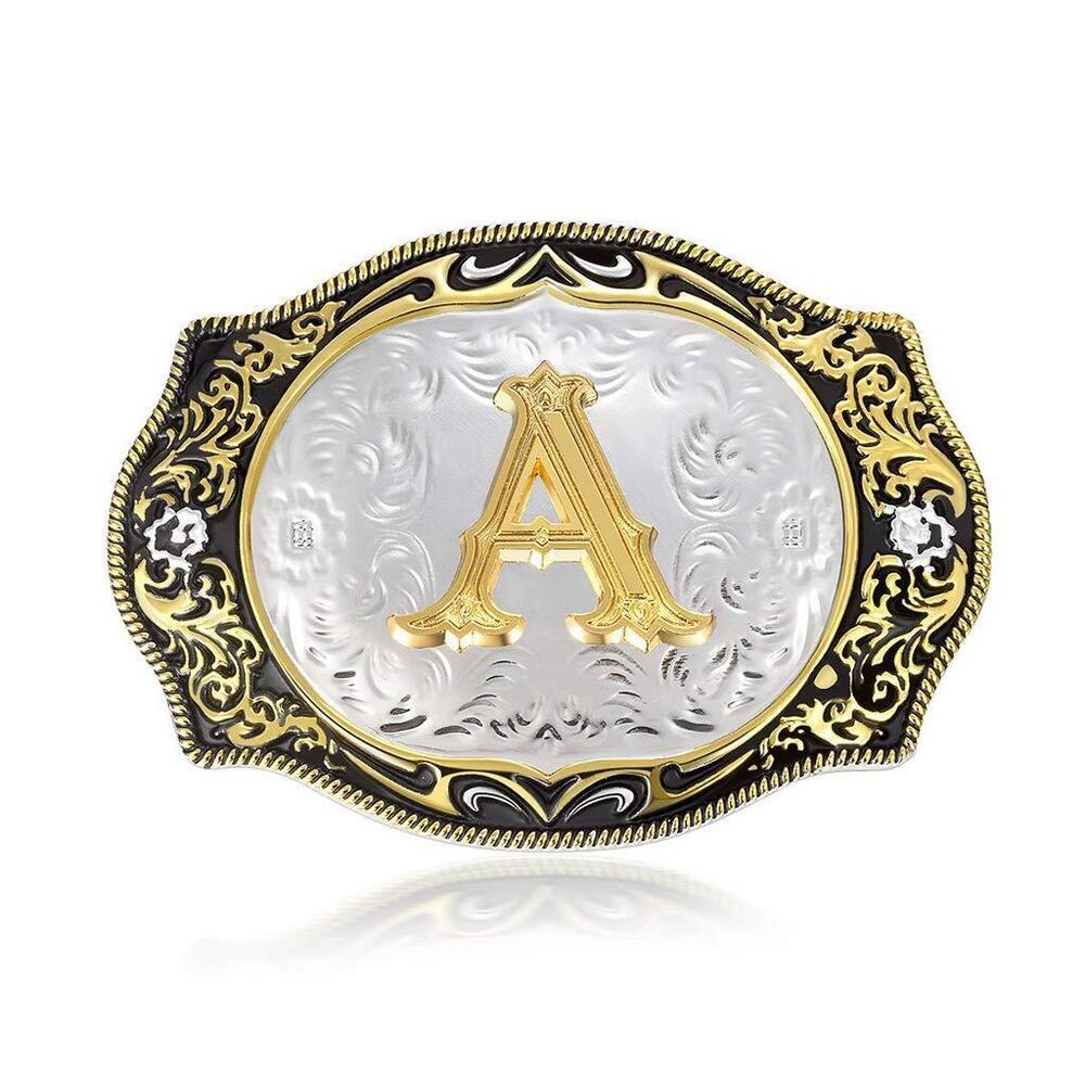 6705 Belt Buckle Initial Letter Belt Buckles Small Size Girls Boys Western